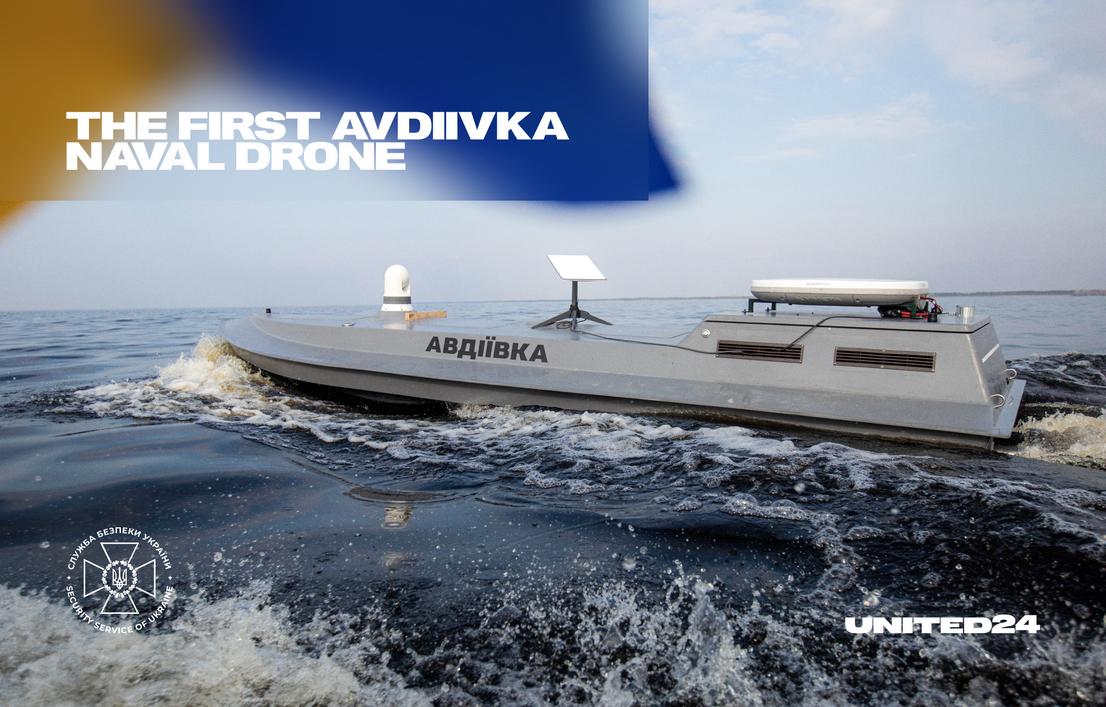 Take a look at the first Avdiivka naval drone